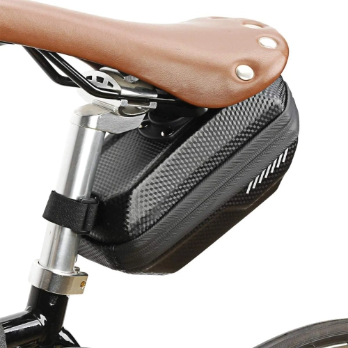 Wasserdichte Satteltasche aus EVA-Hartschale | Leichte und robuste 1,5-Liter-Fahrradtasche | BCB-308