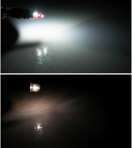 LED-Autolampe W5W T10 3 SMD CREE CANBUS ROT