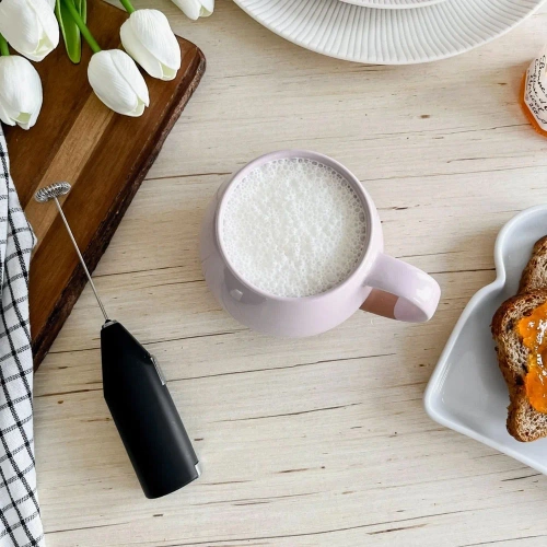 Elektrischer Milchaufschäumer | Rührgerät | schwarz | NF-015-BLACK