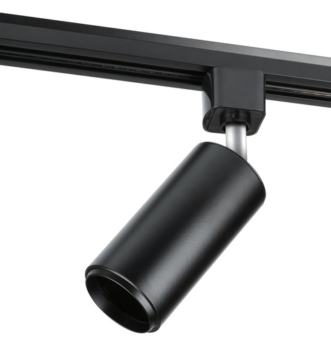 Modern Schienensystem Komplettset | Schienenbeleuchtung | 1m Schienenprofil + 3x flammige GU10 Spot Strahler | Deckenlampe