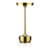 Tischlampe mit eingebautem Akku | Nachtlicht mit drei Leuchtfarben | Stimmungsvolle Lampe für Hotel, Restaurant | HJA30-GOLD