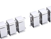 Kabel- und Drahtabdeckung 1,3m | Vertikaler Kabelkanal | Silber | QN-1501
