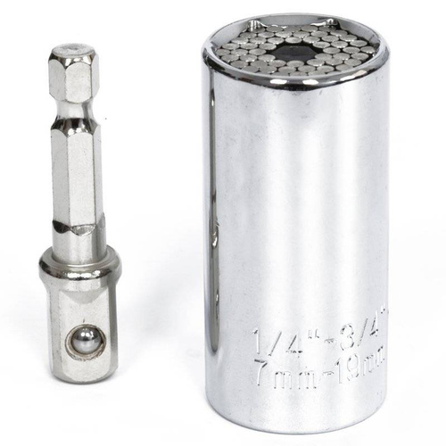 Universaler Steckschlüssel 7-19 mm | Gewinde 1/4" - 3/4" | JX-TS-02
