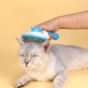 Hundekatzenhaarentfernungsbürste | Selbstreinigende Tierpflegebürste | PSC-195-BLUE