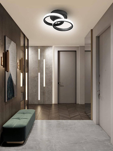 Moderne Deckenleuchte, die die Lichtfarbe verändert| LED | Fernbedienung