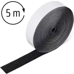 Klettband einseitig – Schlaufen | selbstklebend, 5 Meter | WCK-02-5M