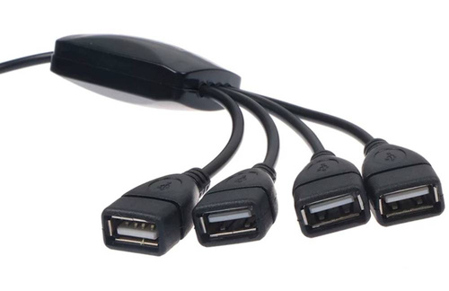 USB-Hub mit 4 Ports | USB 2.0 Verteiler | YT26