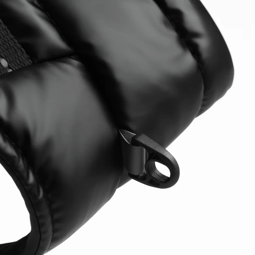 Winter Hundejacke mit integrierten Geschirr | Größe S | warm, wasserdicht | PET-017XS-BK