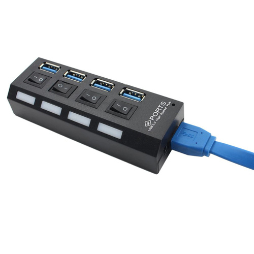 USB 3.0 Hub | Verteiler für 4 USB-Anschlüsse | YT30