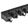 Halter für Wischmopps, Rechen und Bürsten mit Haken | 5 Plätze + Haken | SL-005H