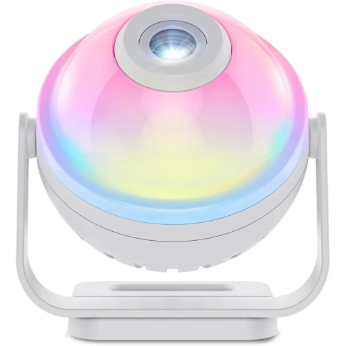 LED-Sternenprojektor | Nachtlicht mit RGB-Farbwechsel und integriertem Lautsprecher | XTY01-white