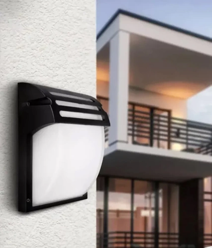 Gartenlampe, Wandleuchte | IP54, E27 | Aluminium + Glas | BD-C184