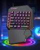 Gaming-Einhandtastatur mit LED-Hintergrundbeleuchtung, Keypad | T19