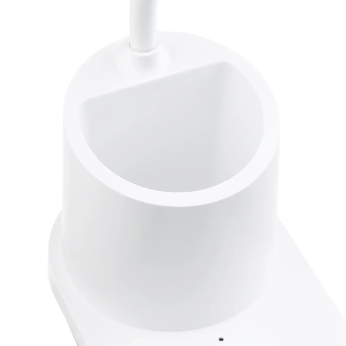 Schreibtischlampe mit LED und induktiver Ladefunktion | weiß | WD-T03-WHITE