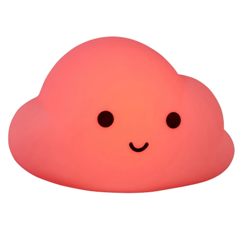  Silikon LED Nachtlicht Wolke | Tragbare Kinderlampe 9 Farben Licht | USB wiederaufladbare Lampe | JL-907