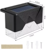 Set 4x Solar Gartenleuchte zur Montage an Treppen, Zäunen, Geländern | BS-113