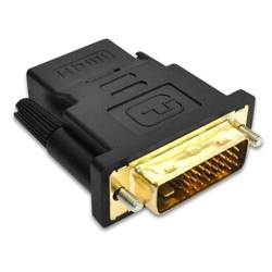 HDMI-DVI-Adapter | 4K, 3D | gold | HD24-1