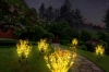 LED-Gartenleuchte Solarblume Forsythie | 70 cm, 600 mAh | gelb | FLD-15-YELLOW