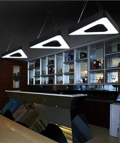 Deckenleuchte Pendelleuchte LED 50W | dreieckig | Aluminium | flimmerfrei | Φ80x6 | LPL-006