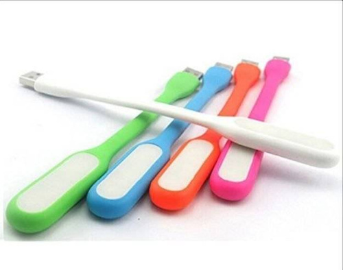 Mini USB LED Lampe in 10 Farben | Flexible Licht für Notebooks, Tablets, Powerbanks | PC -Nachtlampe, Leselampe, Laptoplampe