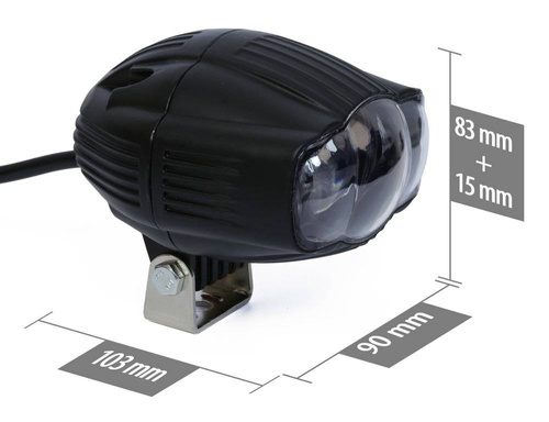 2 Stück | Motorrad Halogen Scheinwerfer Set | 4600 lm | JG-992