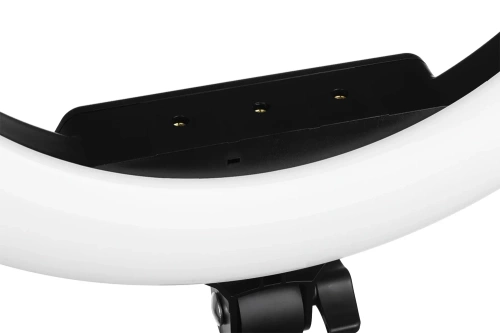 Ringlicht mit Spiegel | Ringlicht mit Stativ | Set mit Netzteil und Ring 60W | M45-60W-B