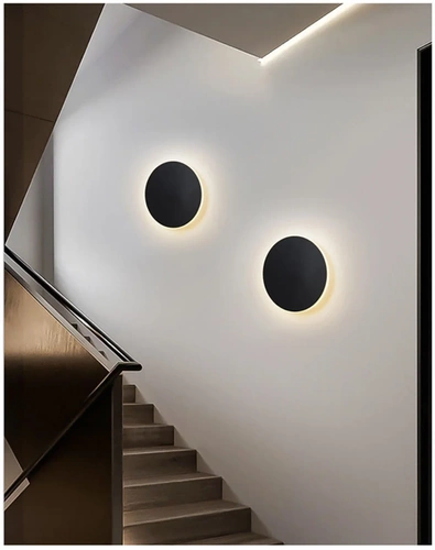 LED-Wandleuchte | Wandlampe ⌀13 cm | Moderne runde Lampe | BD20-13CM-B
