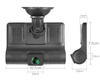Video-Recorder, Autokamera | 3 Kameras - Vorderseite, Rückseite, Innenraum | FullHD 1296p | Bildschirm 4" | PZ-E9