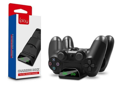 Ladegerät für PS4 / Slim / Pro Controller | LED-Display | HB-P03