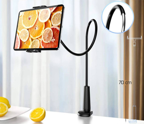 Flexibles Stativ für Smartphone und Tablet | Halterung mit Schwanenhals 50 cm | PSI-T006