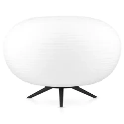 Tischleuchte mit Milchglas-Schirm | Glas Nachttischleuchte | CSD-C3425-W