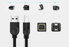 USB-A - USB-B Kabel für Drucker, Scanner | 3 Meter | UP-3-3M-Schwarz