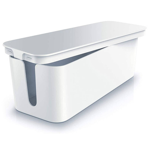 Kabelbox Organizer | Größe S | Aufbewahrungsbox für Steckdosenleisten und Kabel | CB-S