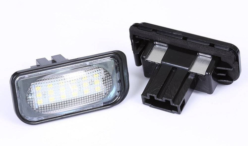 LED-Kennzeichenbeleuchtung Mercedes: C-Klasse W203 Limousine, SL-Klasse R230, CLK-Klasse A209 / C209