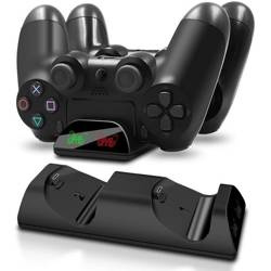 Ladegerät für PS4 / Slim / Pro Controller | LED-Anzeige | HB-P03