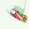 USB-Kabel mit drei Ladeanschlüssen | B2-3in1-grün