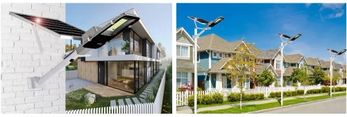 Straßenlaterne, Solar-LED-Lampe 800W | 8Ah, IP65, 118 LED SMD5730 | großer 6V/12W Solarpanel | Fernbedienung | LDT-B118