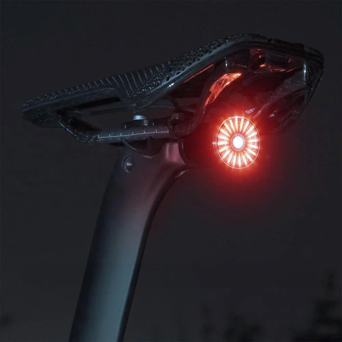 Smartes Fahrradrücklicht | LED-Beleuchtung mit Bremssensor | IP65 wasserdichtes LED-Fahrradrücklicht mit Bremsfunktion und USB-Aufladung | WD-SR