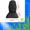 Universelle Massagematte | Autositz-Massagegerät | Heizfunktion | DZC-011-SCHWARZ