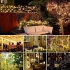 Solar-Girlande, Gartenleuchte zum Einstecken | 100 LED-Lichter, 10m | warmweiß | FLD-100LED-WW