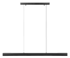 Moderne rechteckige Pendelleuchte | Fernbedienung | LED | Schwarz | SX41-100CM-40W-BK