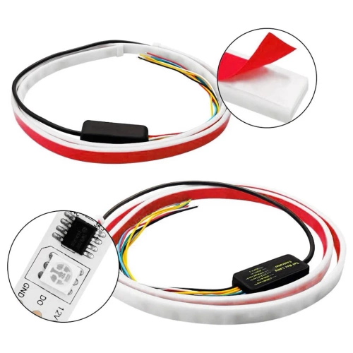 Flexibler LED-Streifen für die Kofferraumklappe | Länge 150 cm | LED-Optik-Tuning