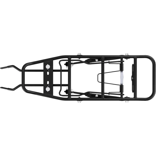 Universal-Hinterradgepäckträger mit Federklappe | Aluminium verstellbarer Gepäckträger bis 27 kg | BIK-ZJ667