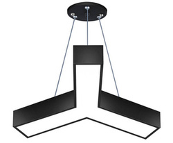 LED-Hängelampe 20W | Y-Form | Aluminium | Blendfreies CCD | Φ60x10x6 | LPL-001