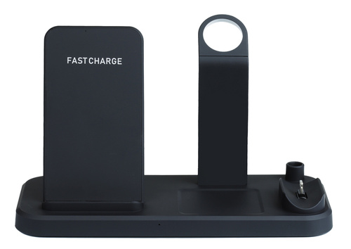 Ladestation für Apple iPhone, AirPods und Watch | Qi-Ladegerät 15 W für Smartphone | Lightning-Ladegerät für AirPods-Kopfhörer | WD-05