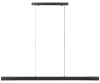 Moderne rechteckige Pendelleuchte | Fernbedienung | LED | schwarz | SX41-120CM-48W-BK