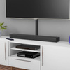 Kabelkanalabdeckung für TV- und Rundfunkkabel, Kabelkanal, Abdeckung | Selbstklebendes Band 3M | 1 Meter, 40x20mm, schwarz | ZXC-20-1M
