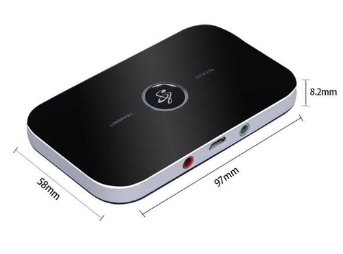 Bluetooth-Adapter 5.0 | Multifunktionsgerät 2-in-1 | Empfänger und Sender | B6-Schwarz