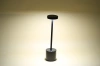 34 cm Tischlampe mit integriertem Akku | Nachtlicht mit drei Leuchtfarben | Stimmungsvolle Lampe für Hotel, Restaurant | HJA28-BLACK-2