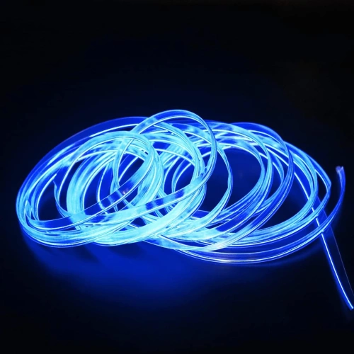 Umgebungslicht RGB-3M |Einseitige Glasfaser | Mehrfarbiger LED-Streifen | El-Draht 